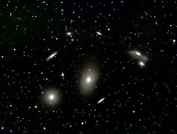 Varios grupos de galaxias