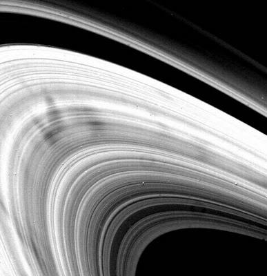 Foto de los anillos de Saturno