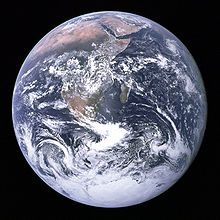Foto de la Tierra por el Apolo 17