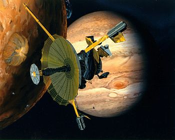 Galileo aproximndose a Jpiter