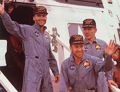 La tripulación del Apolo 13