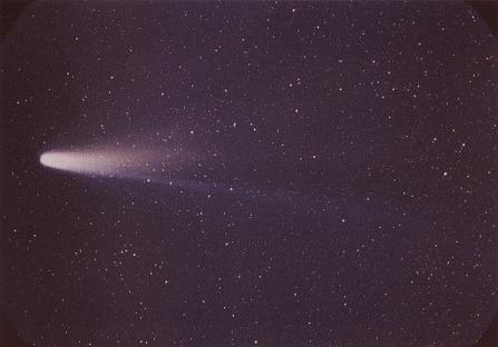 Foto del cometa Halley