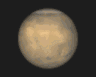 Marte en rotación