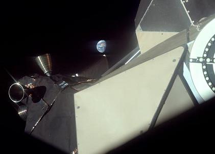 Vista de la Tierra desde el Apolo 11