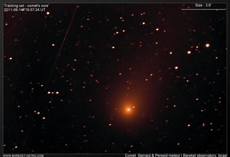 Foto del cometa Garradd