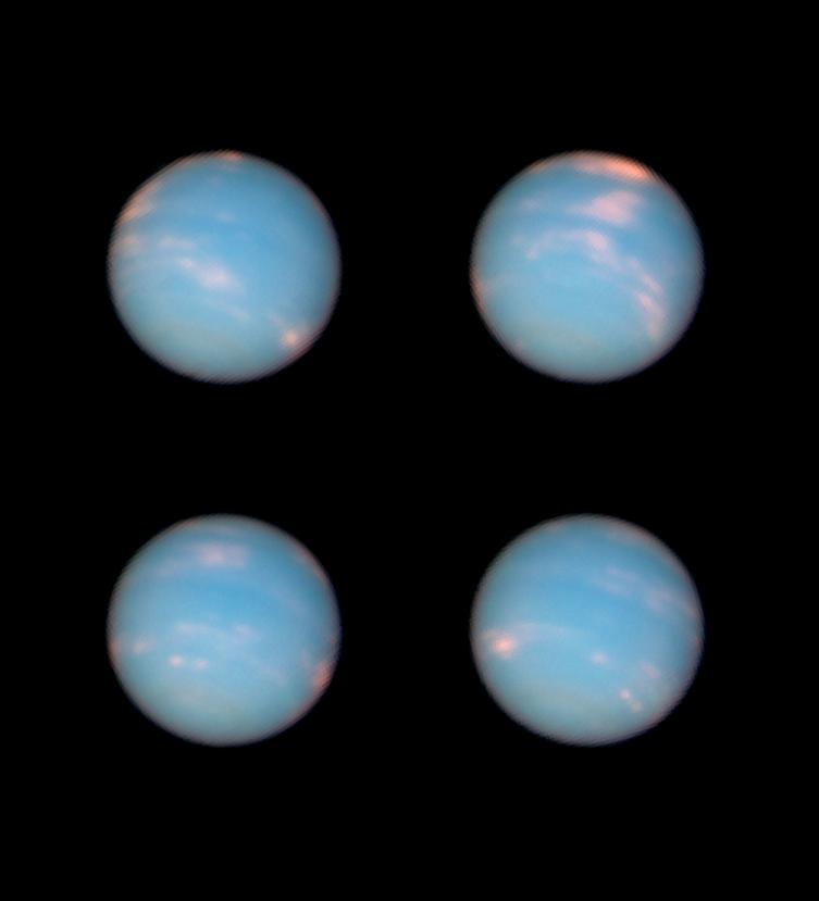 Fotos de Neptuno con el Hubble