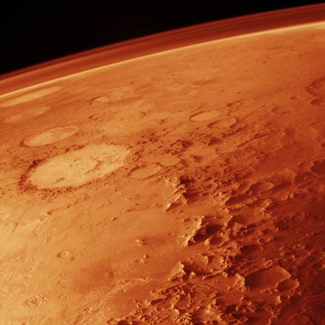 Perfil de la atmósfera de Marte
