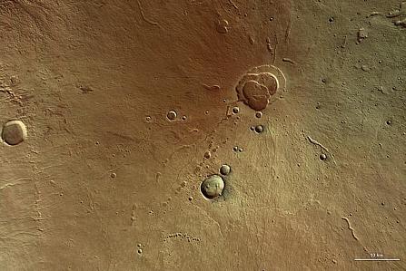 Gas metano en Marte
