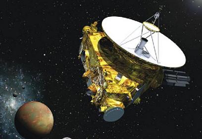 La New Horizons aproximndose a Plutn