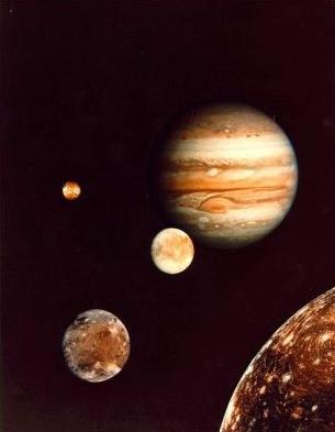 Júpiter y sus lunas