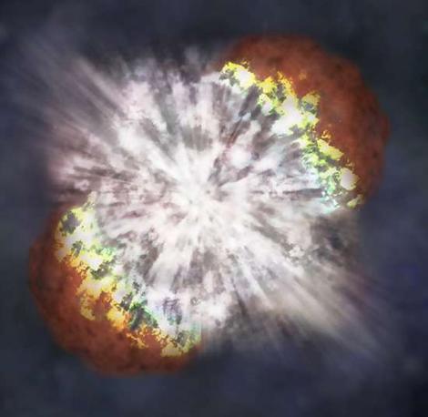 Foto de una supernova