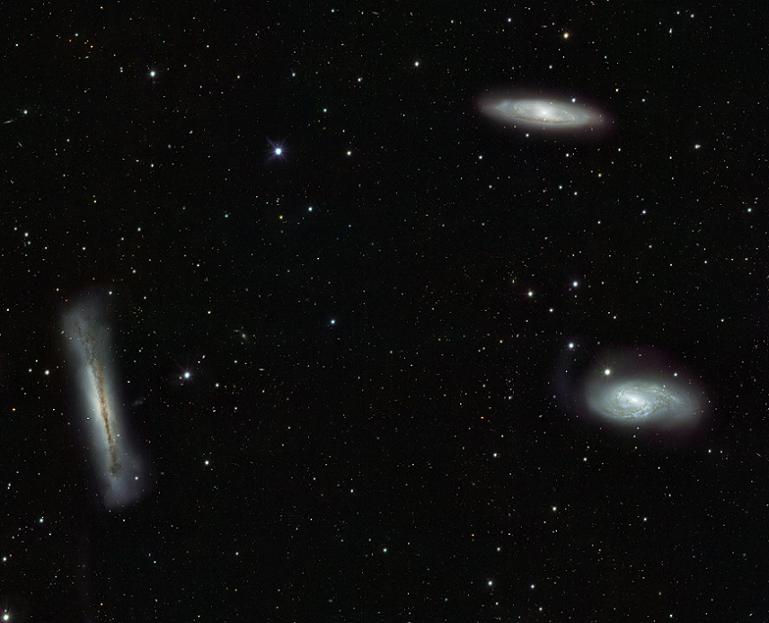 El triplete de galaxias de Leo