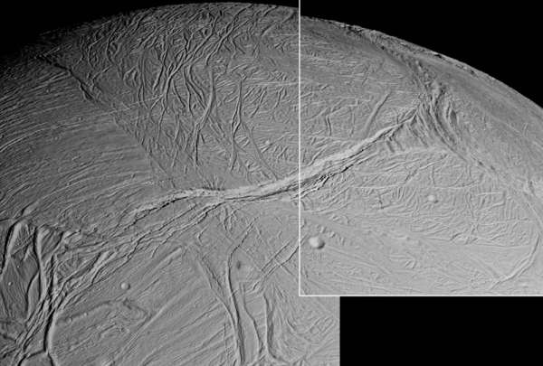 Fracturas tectnicas en Encelado