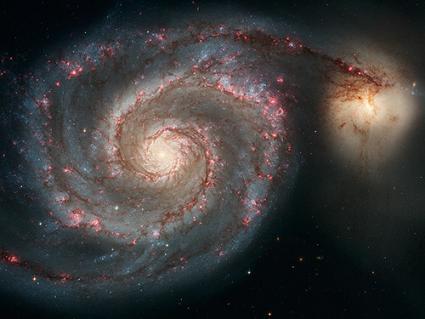 Foto de la galaxia del Remolino