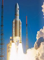 Imagen del despegue del Ariane 5